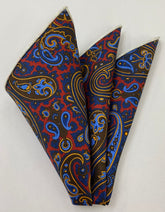 Modern Madder Macclesfield Printed Silk Pocket Square MMPP-94